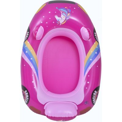 7. INFLATABLE CAR BOAT FOR SWIMMING 86X60.5CM 37621 PINK