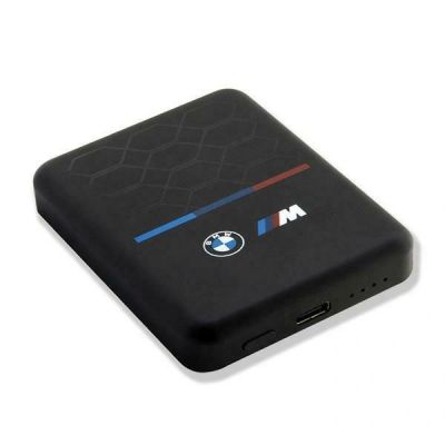4. BMW M Collection MagSafe 15W 3000mAh Inductive Power Bank - Black