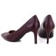 4. Sergio Leone 1336 burgundy pointed toe pumps for women