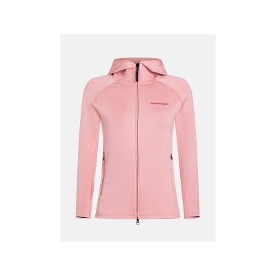 Peak Performance W Chill Light Zip Hoodie Pink