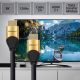 2. QOLTEC HDMI CABLE V2.1 ULTRA HIGH SPEED 8K | 60 HZ | 28AWG | GOLD | 2 M