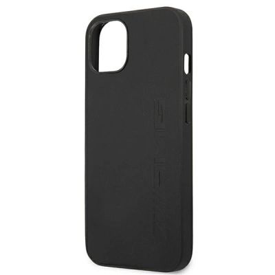 6. AMG Leather Hot Stamped Case for iPhone 13 mini - Black