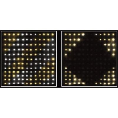 40. CHRISTMAS TREE LIGHTS LIGHT CURTAIN OUTSIDE/INTERNAL 144 LED 120X120CM WITH REMOTE CONTROL WARM WHITE