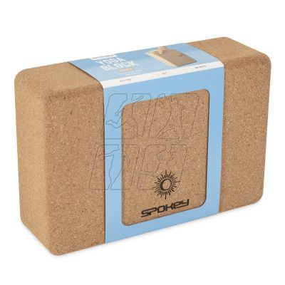 6. Spokey Nidra SPK-943415 cork yoga cube