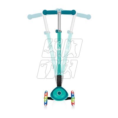 7. Scooter 3 wheels Globber Primo Foldable Plus Lights Jr 439-107