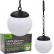 16. SOLAR LAMP PLASTIC BALL HANGING WITH CLIP 10X30CM SET OF 2 PCS