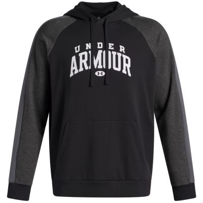 2. Men's Under Armour Rival Fleece Colorblock Hoodie Black 6003958 001