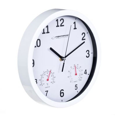 3. Esperanza LYON EHC016W wall clock (white)