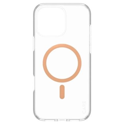 3. CARE by PanzerGlass Flagship Case iPhone 16 Pro Max 6.9" peach/peachy MagSafe 1376