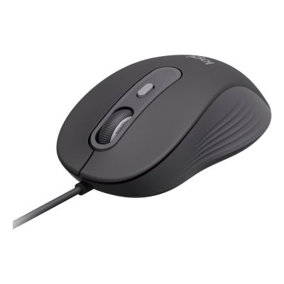 5. Logitech Signature Wired M520 for Business Office Mouse Ambidextrous USB Type-C Optical 4000 DPI