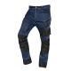 DENIM work trousers, Oxford reinforcements, navy blue, size M