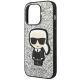 6. Karl Lagerfeld KLHCP14LGFKPG iPhone 14 Pro 6.1 "hardcase silver / silver Glitter Flakes Ikonik