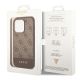 8. Guess GUHCP14LG4GLBR iPhone 14 Pro 6.1" brown/brown hard case 4G Stripe Collection