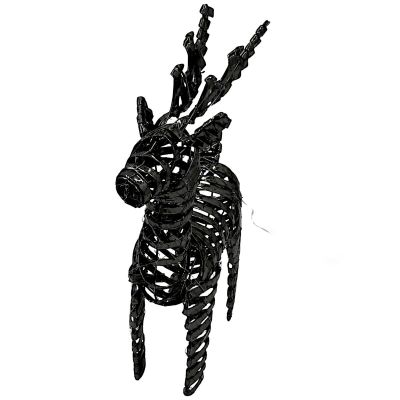 2. REINDEER DECORATION 60 CM 60 LED BLACK
