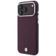 2. BMW Sign Deboss Quilted Metal Logo MagSafe Case for iPhone 18 Pro Max / 17 Pro Max - Burgundy