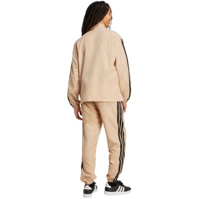 13. Men's adidas Sportswear Basic 3-Stripes Woven Tracksuit Beige JX3149