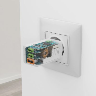 7. Hama 00201996 Mobile Charger Smartphone White Alternating Current Fast Charging Internal, External