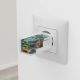 7. Hama 00201996 Mobile Charger Smartphone White Alternating Current Fast Charging Internal, External