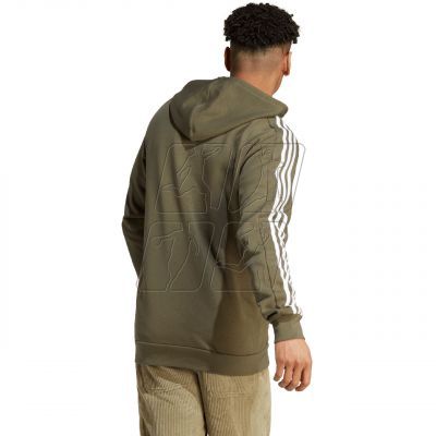 2. adidas Essentials Fleece 3-Stripes Full-Zip M sweatshirt IJ6492