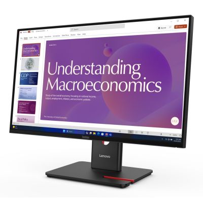 2. Lenovo ThinkVision T24D-40 Computer Monitor 60.5 cm (23.8") 1920 x 1080 px Full HD LCD Black