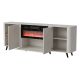 2. VOLARE chest of drawers 200x39x75 cashmere + fireplace