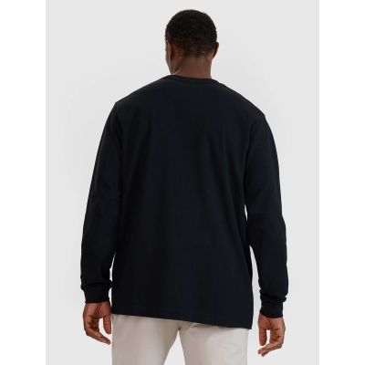 4. Men's oversize longsleeve with print 4F 4FWSS25TLONM390-20S