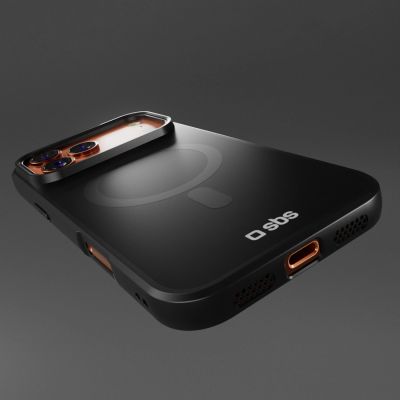 6. SBS Full Active Mag Case with D3O Technology for iPhone 17 Pro Max - Black