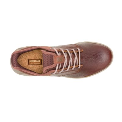 5. CATERPILLAR HEX LITE LEATHER BT BROWN SHOES (P726639)