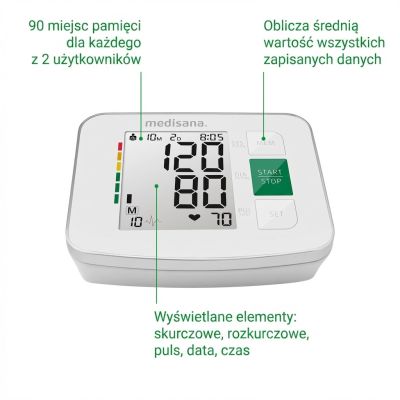 19. Medisana BU 512 upper arm blood pressure monitor