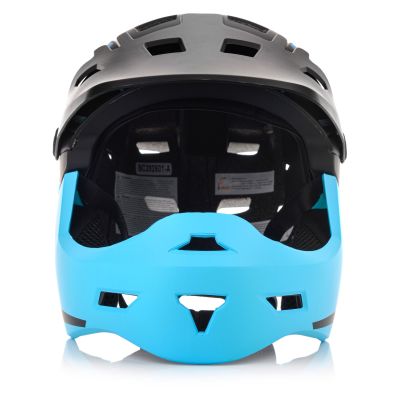 2. Meteor Hydra M Full-Face Bike Helmet 55-58 cm Black/Blue