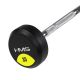 3. Rubber-coated fixed barbell/bar, curved, 35 kg HMS GSL35