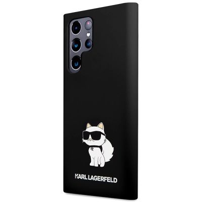 2. Karl Lagerfeld Silicone Choupette case for Samsung Galaxy S24 Ultra - black