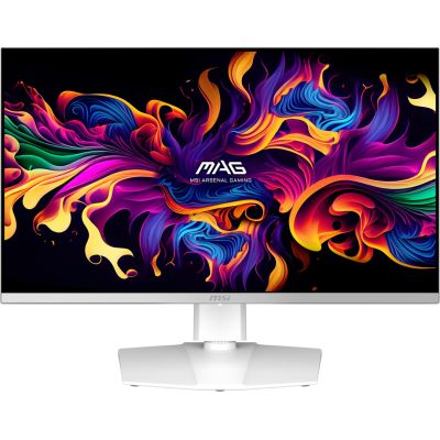 MSI MAG 272QPW QD-OLED X28 Computer Monitor 67.3 cm (26.5") 2560 x 1440 px Wide Quad HD White