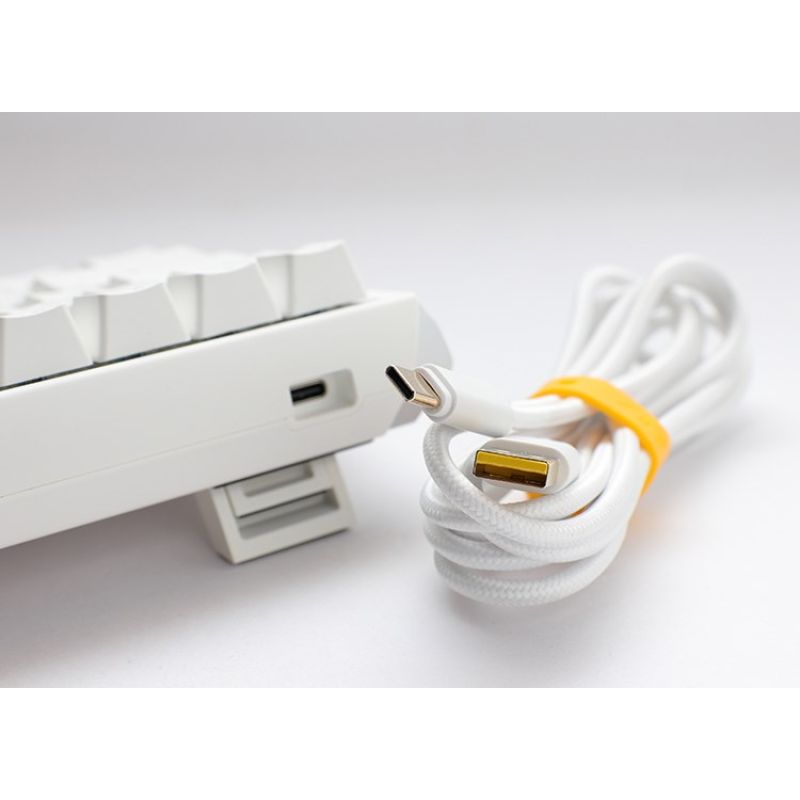 6. Ducky One 3 Classic Pure White SF Gaming Keyboard USB German White