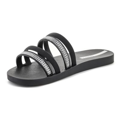3. IPANEMA MESH SLIDE II FEM BLACK/SILVER 83751-BP394