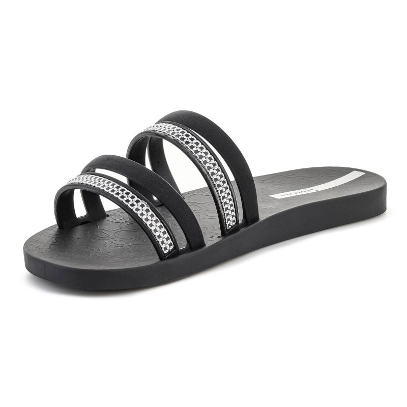 3. IPANEMA MESH SLIDE II FEM BLACK/SILVER 83751-BP394