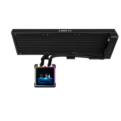 4. Lian Li HydroShift II LCD-S 360 Fanless Processor Liquid Cooling Kit Black 1 pc.