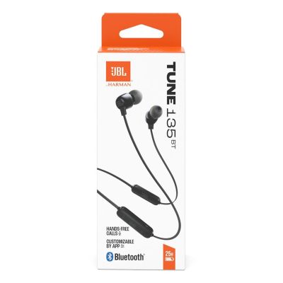 10. JBL T135BTBLK Bluetooth in-ear headphones, black