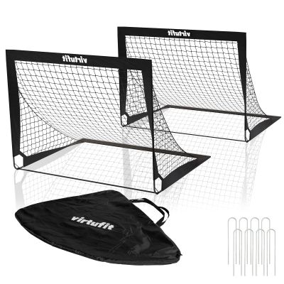 25. VIRTUFIT FOLDABLE SOCCER GOAL SET - SOCCER GOALS - 120 X 90 CM