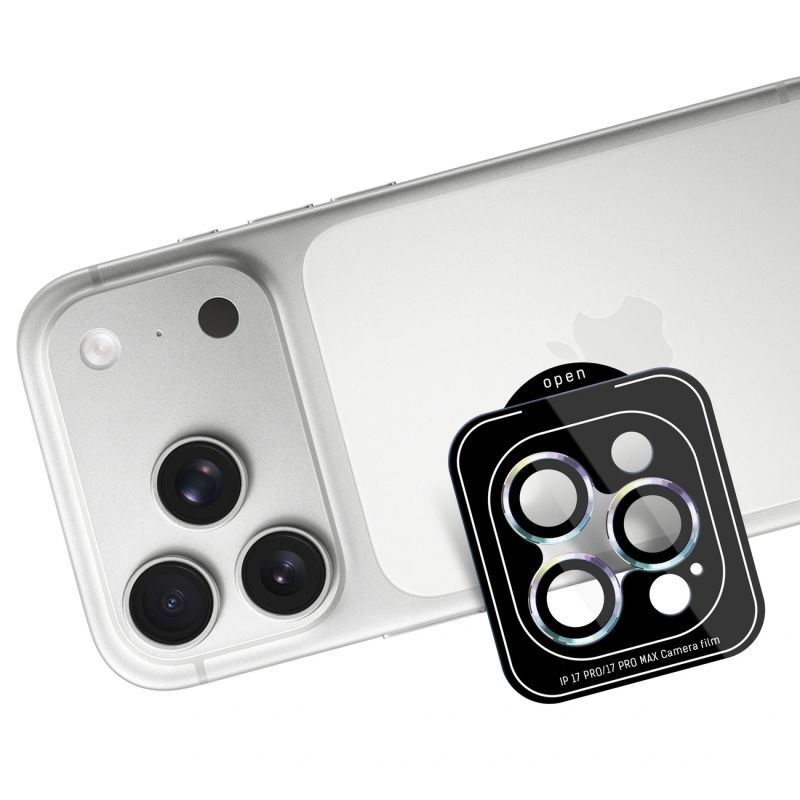 5. 3mk Lens Protection Pro Black Tempered Glass for iPhone 18 Pro / 18 Pro Max - Multicolor
