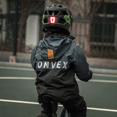 3. Rockbros TS-61 10110061004 Children's Bike Helmet with Detachable Chin Size M (54-57) - Green