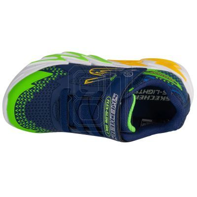 3. Skechers S-Lights: Flex-Glow Bolt 400138L-NVMT Navy 30