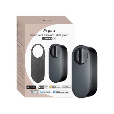 3. Aqara Smart Lock U200 Lite Black EL-D03D Smart Door Lock