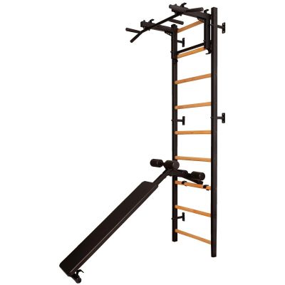 86. GYMNASTIC LADDER, HANDLEBAR AND BENCH BENCHK 733B