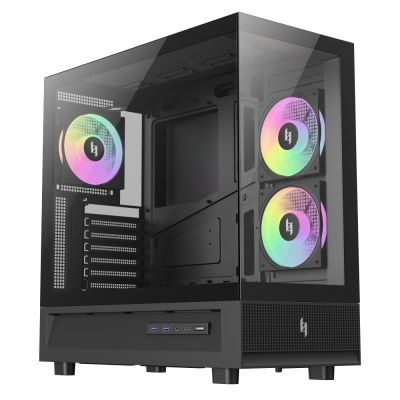 11. GameMax NEX C51 BK Computer Security & Mounts Black