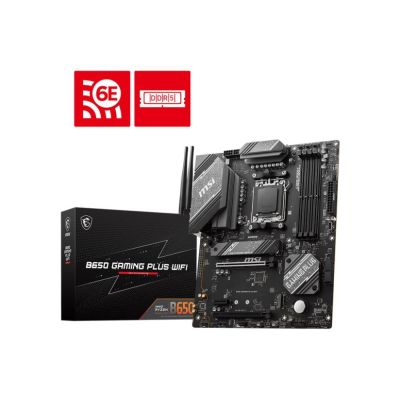 6. MSI B650 GAMING PLUS WIFI Motherboard AMD B650 Socket AM5 ATX
