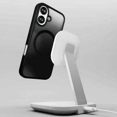 6. Puro Gradient MagSafe Silicone Case for iPhone 16 - Black