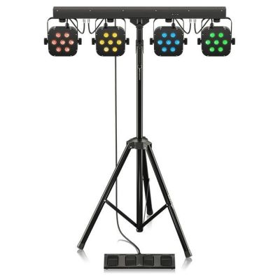 2. Behringer STAGE TRI LED BUNDLE ST1 4x LED PAR set with controller + stand
