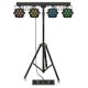 2. Behringer STAGE TRI LED BUNDLE ST1 4x LED PAR set with controller + stand