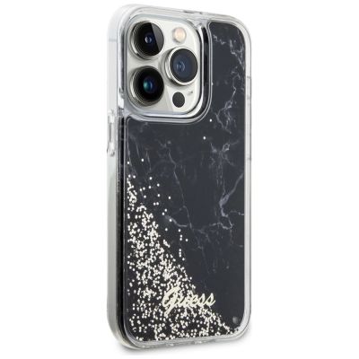 4. Guess GUHCP14LLCSGSGK iPhone 14 Pro 6.1" black/black hardcase Liquid Glitter Marble